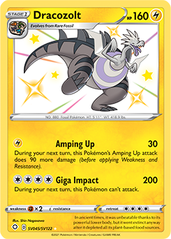 Dracozolt SV045/SV122 Pokémon card from Shining Fates for sale at best price