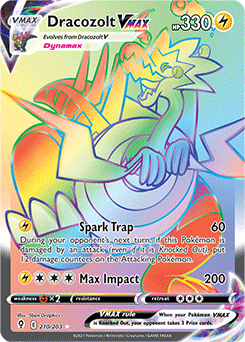 Dracozolt VMAX 210/203 Pokémon card from Evolving Skies for sale at best price