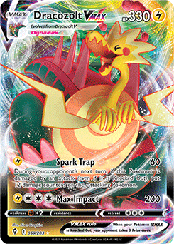 Dracozolt VMAX 59/203 Pokémon card from Evolving Skies for sale at best price