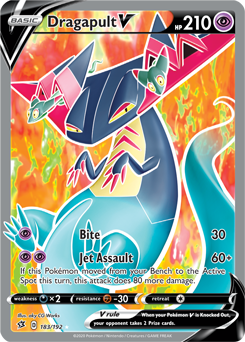 Dragapult V 183/192 Pokémon card from Rebel Clash for sale at best price
