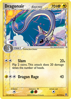 Dragonair 41/113 Pokémon card from Ex Delta Species for sale at best price