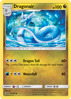 Dragonair 36/70 Pokémon card from Dragon Majesty for sale at best price