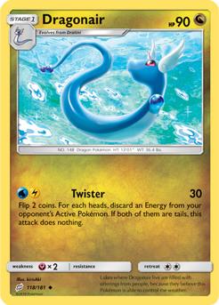 Dragonair 118/181 Pokémon card from Team Up for sale at best price