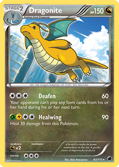 Dragonite 83/116 Pokémon card from Plasma Freeze for sale at best price