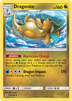 Dragonite 151/236 Pokémon card from Unified Minds for sale at best price