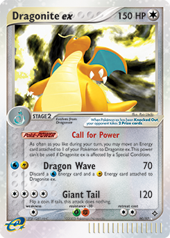 Carte Pokémon Pokémon ex Dracolosse ex 90/97 de la série Ex Dragon