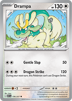 Drampa 176/217 Pokémon card from Ascended Heroes for sale at best price