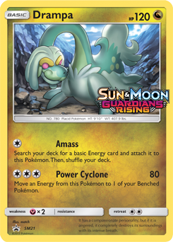 Drampa SM21 Pokémon card from Sun and Moon Promos for sale at best price