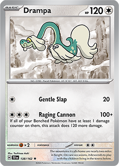Drampa 138/162 Pokémon card from Temporal Forces for sale at best price