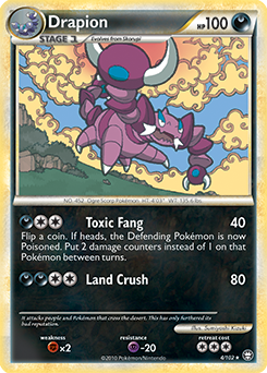 Drapion 4/102 Pokémon card from Triumphant for sale at best price