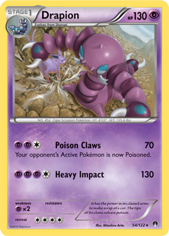 Drapion 54/122 Pokémon card from Breakpoint for sale at best price