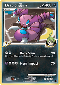 Drapion Pokémon 4 17/111 Pokémon card from Rising Rivals for sale at best price