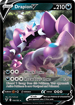 Drapion V 106/185 Pokémon card from Vivid Voltage for sale at best price