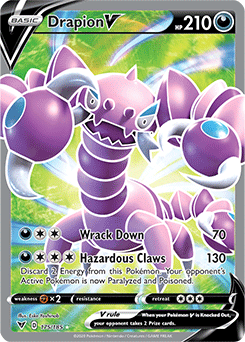 Drapion V 175/185 Pokémon card from Vivid Voltage for sale at best price
