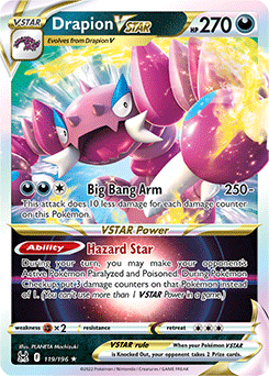 Drapion VSTAR 119/196 Pokémon card from Lost Origin for sale at best price