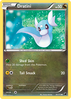 Dratini 81/116 Pokémon card from Plasma Freeze for sale at best price