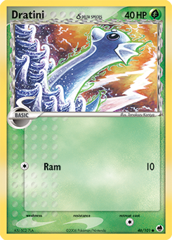 Dratini 46/101 Pokémon card from Ex Dragon Frontiers for sale at best price