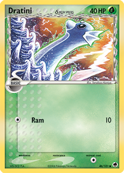 Carte Pokémon Minidraco 46/101 de la série Ex Île des Dragons en vente au meilleur prix