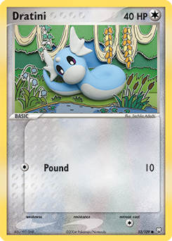 Carte Pokémon Commune Dratini 52/109 de la série Ex Team Rocket Returns