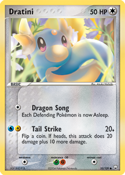 Carte Pokémon Commune Dratini 53/109 de la série Ex Team Rocket Returns