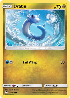 Dratini 35/70 Pokémon card from Dragon Majesty for sale at best price