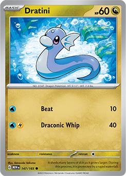 Dratini 147/165 Pokémon card from 151 for sale at best price