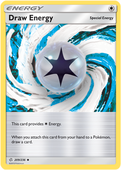 Draw Energy 209/236 Pokémon card from Cosmic Eclipse for sale at best price