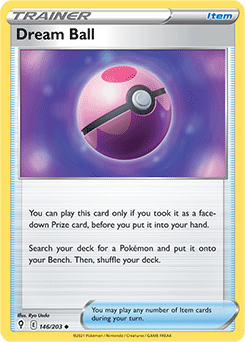 Dream Ball 146/203 Pokémon card from Evolving Skies for sale at best price