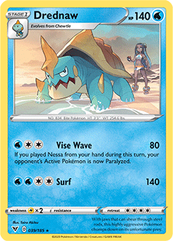 Drednaw 039/185 Pokémon card from Vivid Voltage for sale at best price