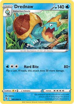 Drednaw 81/264 Pokémon card from Fusion Strike for sale at best price