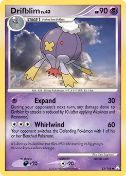 Drifblim 53/146 Pokémon card from Legends Awakened for sale at best price