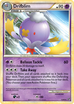 Drifblim 12/90 Pokémon card from Undaunted for sale at best price