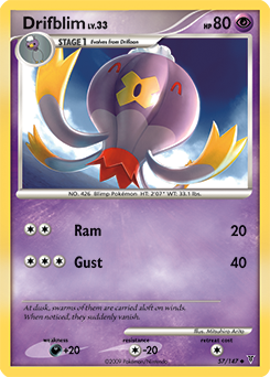 Drifblim 57/147 Pokémon card from Supreme Victors for sale at best price