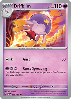 Drifblim 090/198 Pokémon card from Scarlet & Violet for sale at best price