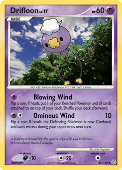 Drifloon 46/130 Pokémon card from Diamond & Pearl for sale at best price