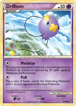 Drifloon 46/90 Pokémon card from Undaunted for sale at best price