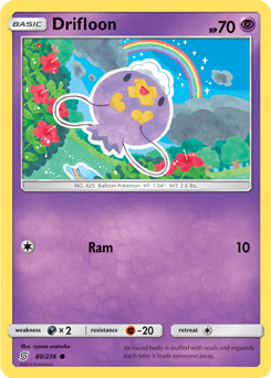 Drifloon 80/236 Pokémon card from Unified Minds for sale at best price