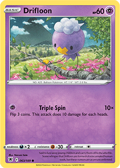 Drifloon 063/189 Pokémon card from Astral Radiance for sale at best price