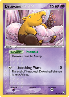 Carte Pokémon Drowzee 54/109 de la série Ex Team Rocket Returns en vente au meilleur prix