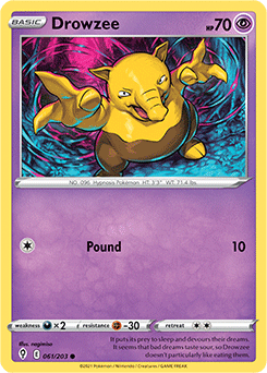 Drowzee 61/203 Pokémon card from Evolving Skies for sale at best price