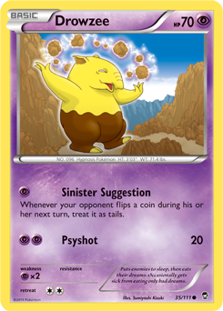Drowzee 35/111 Pokémon card from Furious Fists for sale at best price