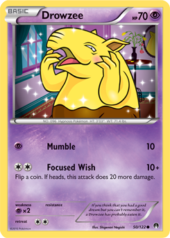 Drowzee 50/122 Pokémon card from Breakpoint for sale at best price
