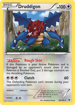 Druddigon 89/101 Pokémon card from Noble Victories for sale at best price