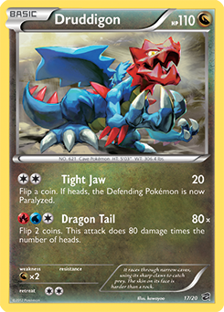 Druddigon 17/20 Pokémon card from Dragon Vault for sale at best price