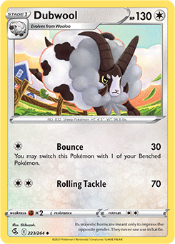 Dubwool 223/264 Pokémon card from Fusion Strike for sale at best price