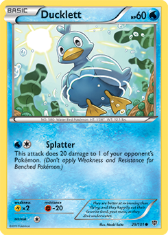 Ducklett 29/101 Pokémon card from Plasma Blast for sale at best price