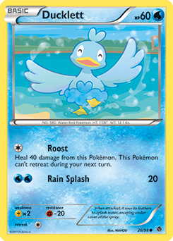 Ducklett 26/98 Pokémon card from Emerging Powers for sale at best price