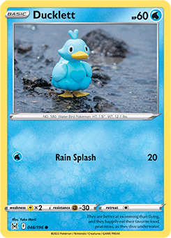 Ducklett 046/196 Pokémon card from Lost Origin for sale at best price