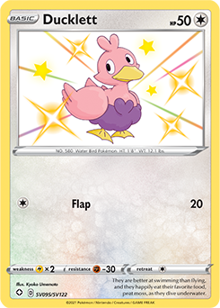 Ducklett SV095/SV122 Pokémon card from Shining Fates for sale at best price