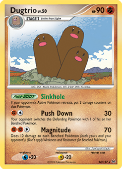 Dugtrio 24/127 Pokémon card from Platinuim for sale at best price